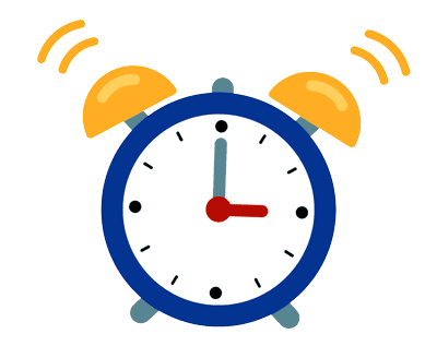 animated alarm clock
